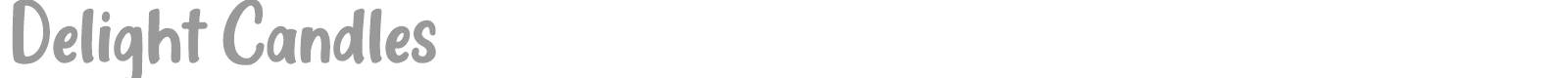Delight Candles font preview